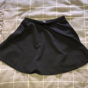 Black skater skirt